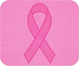 Pink Ribbon Breast Cancer Awareness and Support Mouse Pad Mat Mousepad for Desk Computer Laptop PC Gaming Home or Office Gift for Her MP148