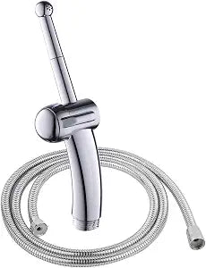 Handheld Bidet Toilet Sprayer, ABS Bathroom Bidet Sprayer Set, Baby Cloth Diaper Sprayer, Bidet Cleaning System Kit (Sliver)