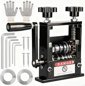 Wayona Manual Wire Stripper Machine Gauge Wire 0.12-0.67 inches, Cable Wire Stripping Machine with 6 Channels & 5 Blades for Drill Powered or Hand Crank Wire Stripper Tool for Scrap Copper Recycling