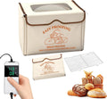 Bread Proofer Warming Box with Temperature Timer Control Metal Rack
