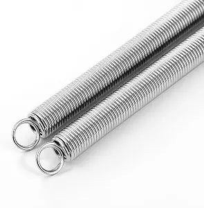 20 Inch Screen Door Spring, 2PCS Long Extension Spring Screen Door Closer Springs Self Closing Garage Door Springs Replacement Hardware for Light Storm and Screen Doors