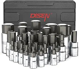 DISEN 32-Piece HEX Bit Socket Set