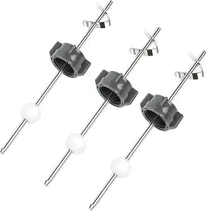 3 Pcs Lavatory Pop Up Center Piece Assembly with Pivot Rod Complete Bathroom Sink Stopper Replacement Kit
