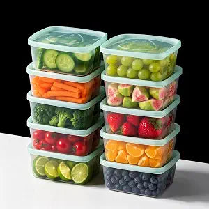 LivLab Mker 20 PCS Food Storage Containers with Lids - Meal Prep Containers