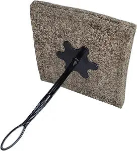Flueblocker 12"x12" Chimney Draft Stopper - Wool Fireplace Plug