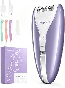 Upgrade Epilator for Women, 2 Speeds Electric Hair Remover with 32 Tweezers, Cordless Rechargeable Facial Epilator for Hair Removal on Face, Arm, Legs, Underarms, Bikini, Body