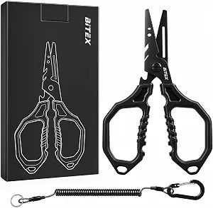 BiteX Fishing Scissors, Braid Cutter & Multi-Tool, Saltwater