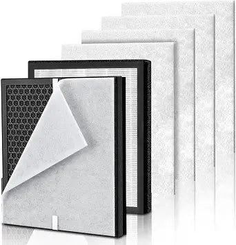2 Pack PR1 Replacement Filter for Mooka PR1 Air Purifier for Pets Hair Dust