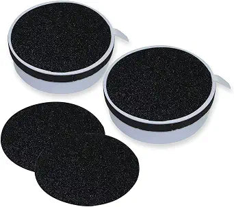PUREBURG Replacement Filter Set Compatible with Hunter HP125 AirX HEPA Digital Air Purifier, 2-Pack H13 HEPA + 4 x Activated Carbon Pre-Filter Air Clean Dust VOCs