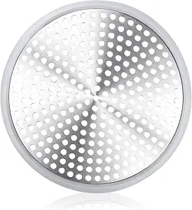 12cm Outside Diameter Heavy Duty Stainless Steel Drain Protector, Mesh Metal Sink and Floor Drain Cover Plate for Kitchen Sink, Bathroom, Bathtub, Wash Basin, Balcony Drain Hole
