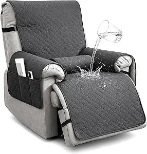 100% Waterproof Recliner Chair Cover 23.6" with Lumbar Pillow