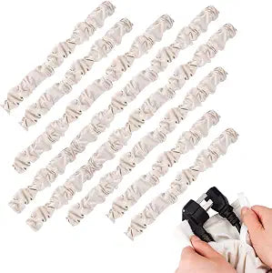 8Pcs Fabric Cord Cover for Electric Wire 2Pcs 6 Ft, 2Pcs 4Ft, 4Pcs 2.6Ft