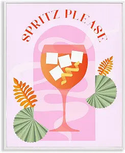 Spritz Please Cocktail Bar, 16 x 20 Inch Framed Gicle Print