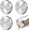 4 Pcs Mason Jar Shaker Lids, Turn Your Mason Jar Into Spice Dispenser