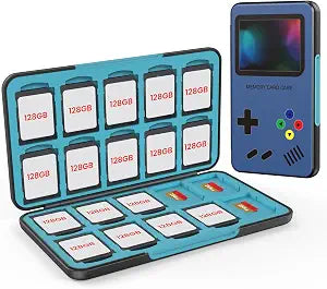 HEIYING SD Card Holder with 40 Precise Slots for SDXC SDHC Micro SD Cards