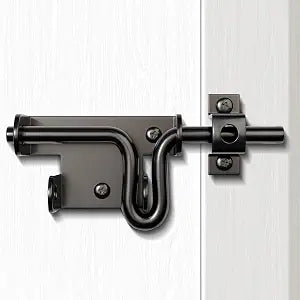 Slide Bolt Gate Latch,Heavy Duty Sliding Bolt Latch with Padlock Hole
