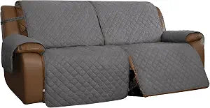 Easy-Going Reversible Couch Cover for 2 Seat Oversized Recliner