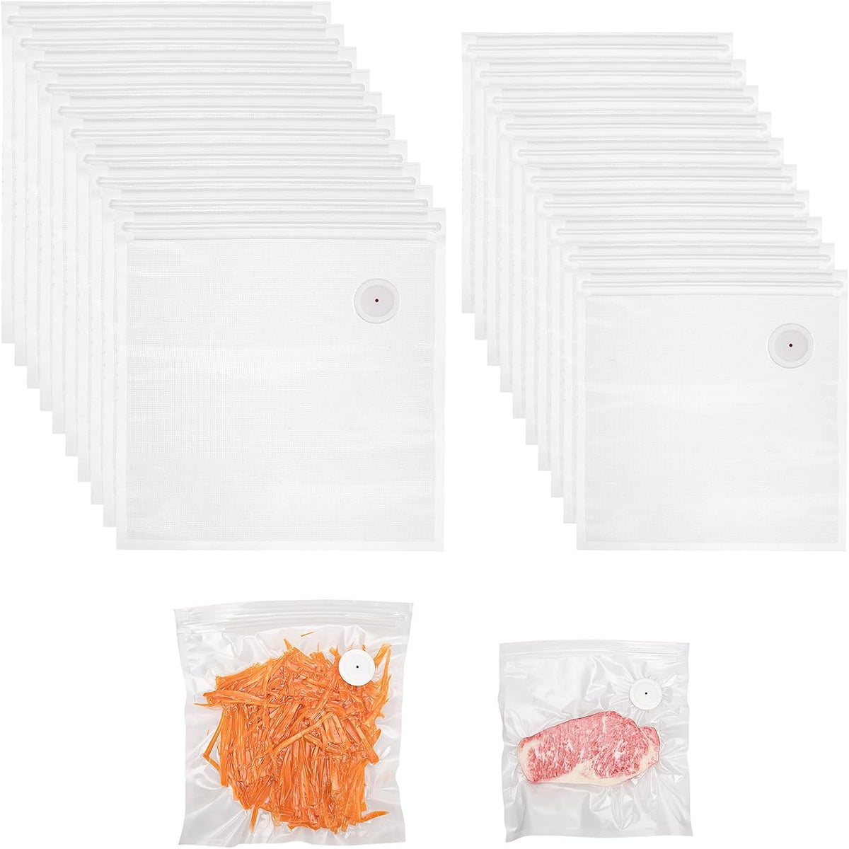 Vacuum Sealer Bags Compatible with Feppo,20 PCS