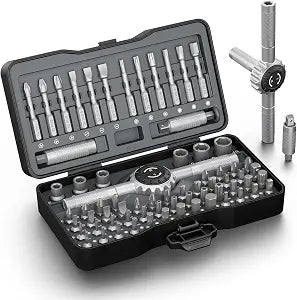 STREBITO 71 in 1 T-Handle Ratchet Screwdriver Set, Magnetic Screwdriver Set