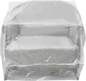 Plastic Furniture Covers for Moving Storage,Extra Large Chair Couch Covers Protectors,Waterproof Dust-Proof Recliner Cover Clear Moving Bags Plastic Covers for Furniture Armchair Recliner Sofa Chaise