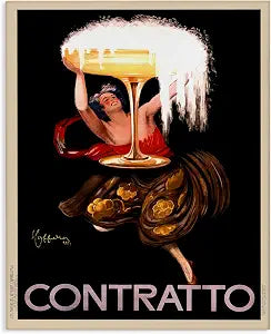 Stupell Industries Vintage Vermouth Cocktail, 24 x 30 Inch Canvas Wall Art