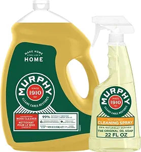 Murphy 145oz Oil Soap Wood Floor Cleaner with 22oz Oil Soap Wood Cleaner