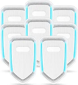 2026 Upgraded Air Ionizer Purifier for Home, Plug-in Negative Ion Generator Air Freshener for Bedroom Bathroom Kitchen Pet Room, Quiet Filterless Ionic Air Cleaner for Smoke Dust, 8 Pack
