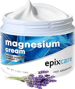 Magnesium Cream for Neuropathy & Nighttime Relaxation, 4 oz