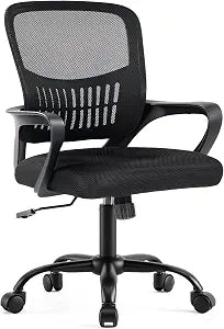 DUMOS Home Office Chair, Computer Desk Chair, Lumbar Support