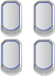 Plug-In Air Purifier 4 Pack, Small Negative Ion Air Purifiers for Home