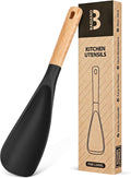 Badiano Silicone Cooking Spoon for Nonstick Cookware, Multi-function,11.4in