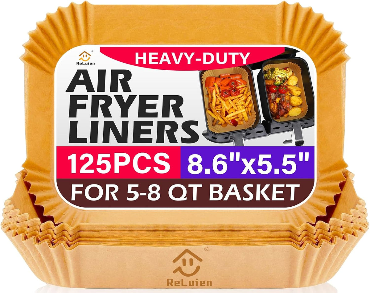Air Fryer Liners Disposable,8.6x 5.5 In Paper for Ninja 5-8 QT Basket