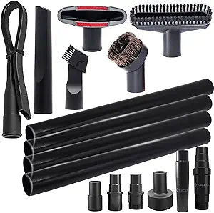 Household Cleaning Kit Attachments Vacuum Cleaner Accessories Universal Vacuum Hose Adapters Flexible Crevice Tool for Dryer Lint Vent Trap Cleaner