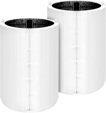Blue Pure 411 Filter Replacement Compatible with Blue Pure 411 Genuine, 411+, 411 Auto and MINI Air Purifiers, H13 True HEPA Filter,Activated Carbon (2 pack 411)