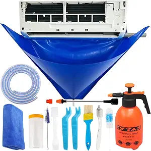 Oiktylr Mini Split Cleaning Kit with 2L Pressure Sprayer, Fits 38-48in