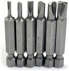 Type G Clutch Bits Set, 6 Sizes
