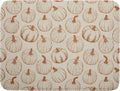 Fall Thanksgiving Pumpkin Dish Drying Mat for Kitchen Counter 18x24 Burnt Orange Autumn Harvest Print Absorbent Reversible Microfiber Drying Mats Kitchen Countertop Protector Dishes Drainer Pad