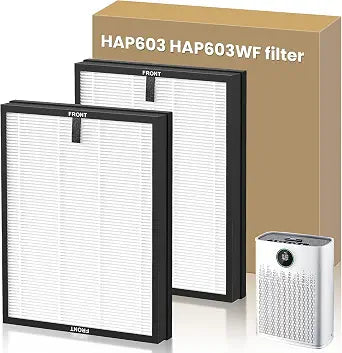 2 PACK HAP603 Replacement Filter for ECOSELF HAP603 HAP603WF Air Purifier