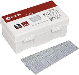 18 Gauge Brad Nails, 6000 Counts 1-inch 18 GA Brad Nails, Galvanized Nails for Nail Gun, Finishing Nail Gun Nails for Pneumatic, Electric Brad Nailer Gun