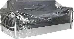 TUPARKA Furniture Cover Plastic Storage Bag Heavy Duty Water Resistant Sofa Slipover for Moving Long Term Storage, 110 x 72 inches