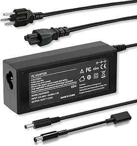 65W Laptop Charger for Dell Inspiron la65ns2-01 XPS 4.5x3.0&7.4x5.0 Adapter
