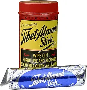 Tibet Almond Stick Scratch Remover - Touch Up and Repair Hardwood, Furniture, Floors Instantly - All-In-One Kit for Restoration of Cabinets, Vinyl, and More - Odorless, Colorless, Non-Toxic