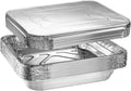9x13 Aluminum Pans with Lids 10 Pack, Disposable Foil Baking Pans
