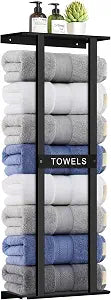 Bathroom Towel Storage Rack, Wall Mounted Bathroom Towel Rack
