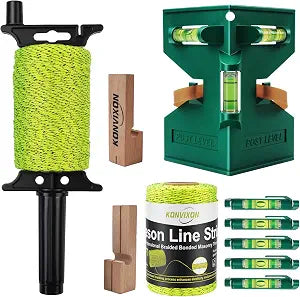 10PCS Masonry Line String Set for Bricklaying and Alignment