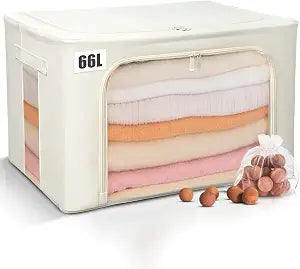 Cashmere Sweater Storage Bag, Steel Frame, Breathable Garment Clothing Box