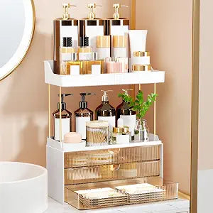 StorBin Arcylic 5-Tier Makeup & Skincare Organizer for Vanity, Bath