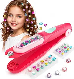 Hair Gem Stamper Kit - Bling Hair Jewels for Girls Toys