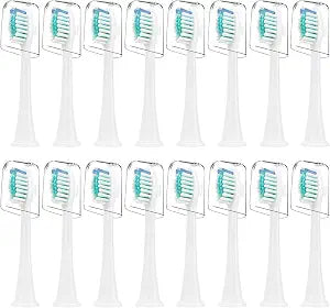 16Pcs Toothbrush Replacement Heads Compatible with Philips Sonicare Handles