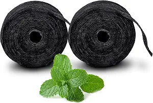 XLENT Expandable Charcoal Dental Floss Refills, Mint, 328ft Total